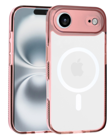 Magnetic Clear Case - PINK for iPhone Air (Only Ground Shipping)