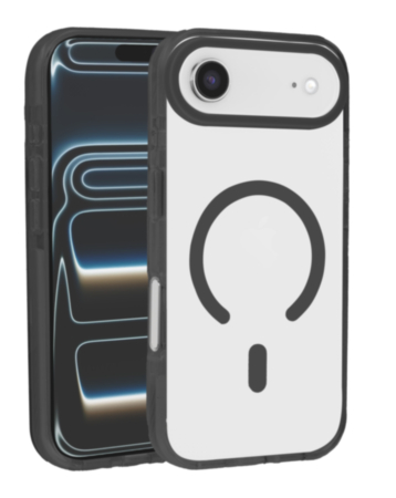 Color Frame Crystal Clear Case with Magsafe - BLACK for iPhone Air (Only Ground Shipping)