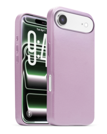 New Leather Case with Wireless Charger - LIGHT PURPLE for iPhone Air (Only Ground Shipping)