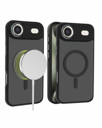 Slim Non-Slip Translucent Matte Wireless Charging Case - BLACK for iPhone Air (Only Ground Shipping)