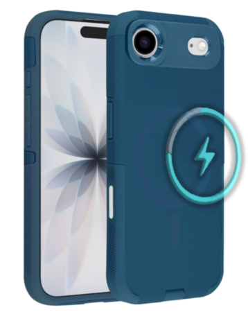 Dual Layer Cases with Wireless Charging - BLUE for iPhone Air (Only Ground Shipping)