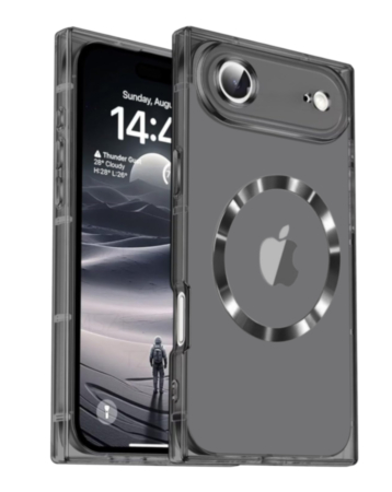 Square Clear Case with Magsafe - BLACK for iPhone Air (Only Ground Shipping)