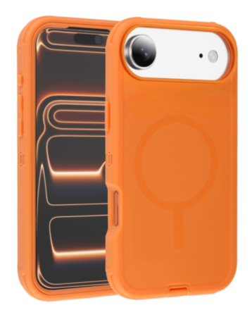 Wireless Charging Heavy Duty Case - ORANGE for iPhone Air (Only Ground Shipping)