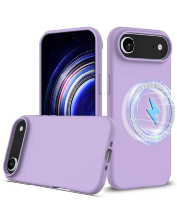 Soft Solid Silicone Case with Wireless Charging - LILAC for iPhone Air (Only Ground Shipping)