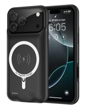 Slim Charging Case with Msafe Charging (7000 mAh) for iPhone 17 Pro (Only Ground Shipping)