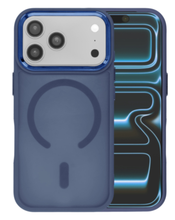 New Magnetic Wireless Charging Case with IC Chip (NAVY BLUE) for iPhone 17 Pro (Only Ground Shipping)
