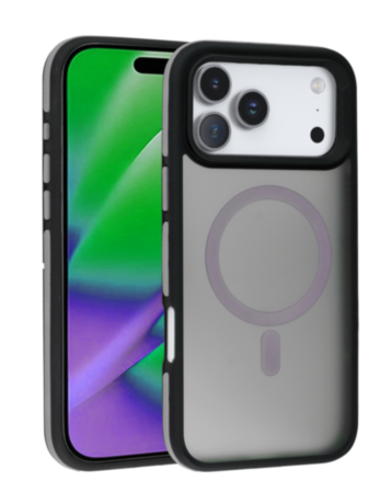 Bicolor Matte Magnetic Translucency Case - GRAY for iPhone 17 Pro (Only Ground Shipping)