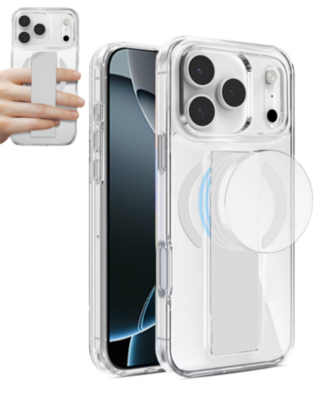 Hard Clear Case with MagGrip for iPhone 17 Pro (CLEAR) (Only Ground Shipping)