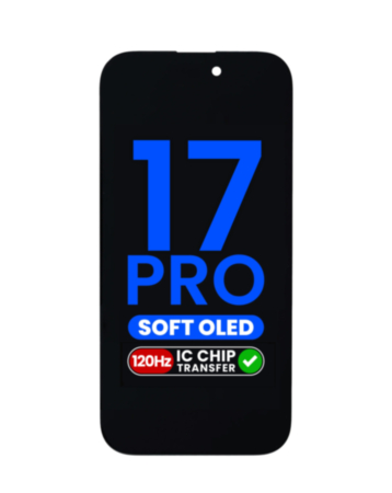 OLED Assembly for iPhone 17 Pro (Aftermarket Pro Soft / 120HZ) (IC Transfer Eligible)
