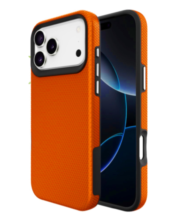 Shock Absorption Protective Dual Layer Case (ORANGE) for iPhone 17 Pro Max (Only Ground Shipping)
