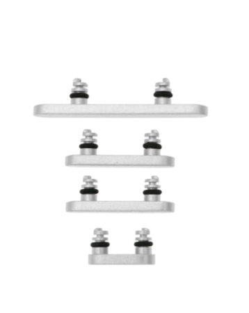 Hard Buttons (Power / Volume / Switch) for iPhone 17 Pro / 17 Pro Max (Silver)