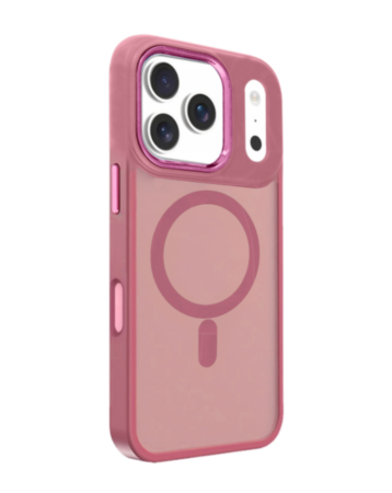 New Magnetic Wireless Charging Case for iPhone 17 Pro / 18 Pro (PINK) (Only Ground Shipping)