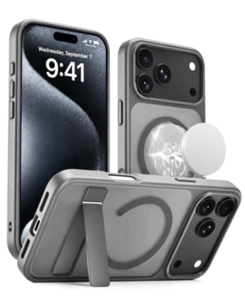 Magnetic Dual-Stand Protective Case for iPhone 17 Pro / 18 Pro (GRAY) (Only Ground Shipping)