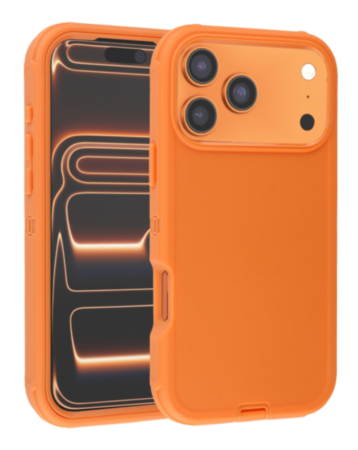 Heavy Duty Case for iPhone 17 Pro / 18 Pro (ORANGE) (Only Ground Shipping)