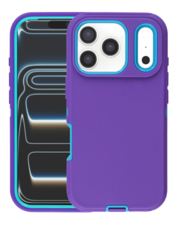 Heavy Duty Case for iPhone 17 Pro / 18 Pro (PURPLE) (Only Ground Shipping)