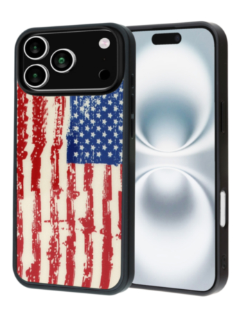 Printing Design Case with Magsafe for iPhone 17 Pro / 18 Pro (US FLAG) (Only Ground Shipping)