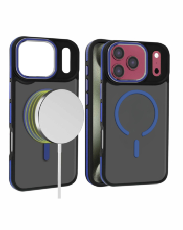 Slim Non-Slip Translucent Matte Wireless Charging Case (Blue) for iPhone 17 Pro / 18 Pro (Only Ground Shipping)