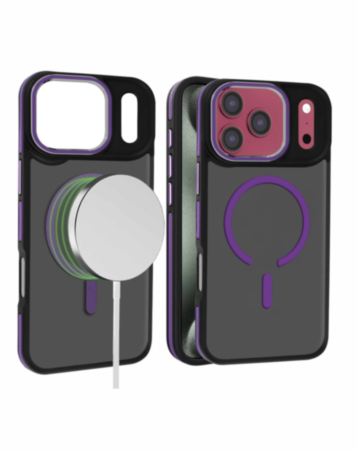 Slim Non-Slip Translucent Matte Wireless Charging Case (Purple) for iPhone 17 Pro / 18 Pro (Only Ground Shipping)