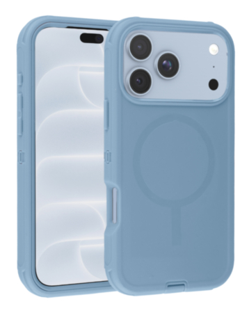 Wireless Charging Heavy Duty Case for iPhone 17 Pro / 18 Pro (Glacier) (Only Ground Shipping)