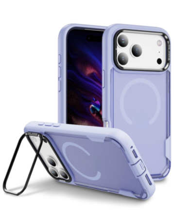 Shockproof MagSafe Case with Camera Stand (Purple) for iPhone 17 Pro Max / 18 Pro Max (Only Ground Shipping)