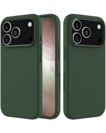 Soft Solid Silicone Case for iPhone 17 Pro Max / 18 Pro Max (GREEN) (Only Ground Shipping)