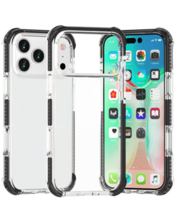 Anti-Shock Protective TPU Sport Case for iPhone 17 Pro Max / 18 Pro Max (BLACK) (Only Ground Shipping)