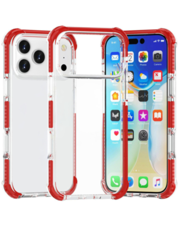 Anti-Shock Protective TPU Sport Case for iPhone 17 Pro Max / 18 Pro Max (DARK RED) (Only Ground Shipping)