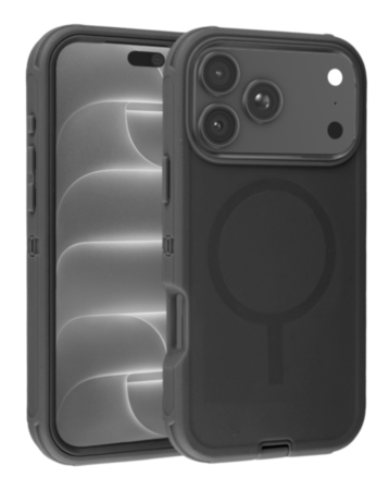 Wireless Charging Heavy Duty Case for iPhone 17 Pro Max / 18 Pro Max (WHITE) (Only Ground Shipping)