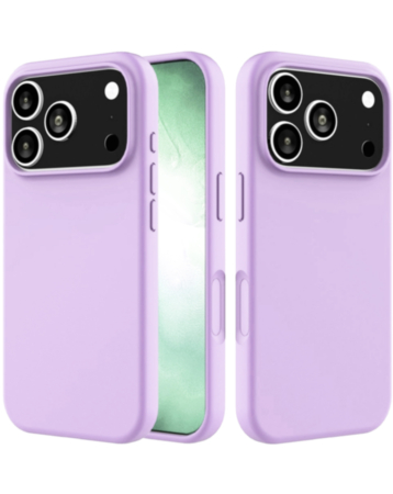 Soft Solid Silicone Case for iPhone 17 Pro Max / 18 Pro Max (LILAC) (Only Ground Shipping)