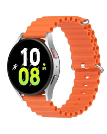 Ocean Band Silicone Sport Strap Band for Galaxy Watch (22mm) (ORANGE) (Only Ground Shipping)