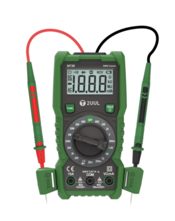 2UUL MT30 Auto-Reset High-Precision Smart Digital Multimeter (Only Ground Shipping)