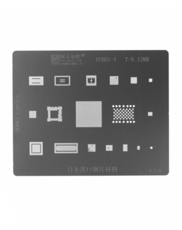 AMAOE BGA Reballing Stencil for iPhone iPad 3 / 4 (Not Returnable)