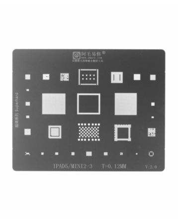 AMAOE BGA Reballing Stencil for iPad 5 / Mini2 / Mini 3 (Not Returnable)