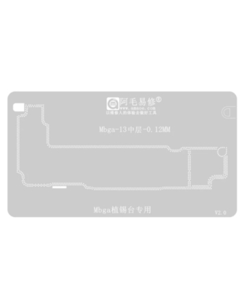 AMAOE BGA iPhone 13 / 13 Mini / 13 Pro / 13 Pro Max Logic Board Middle Frame BGA Stencil