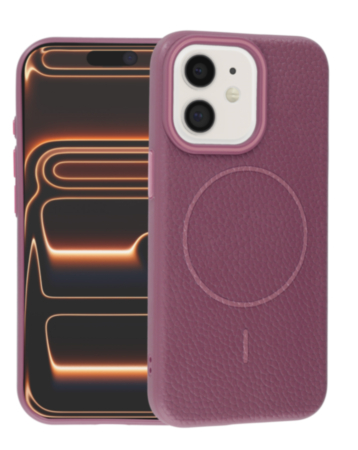Magnetic Leather Soft Cases - SUNSET PURPLE for iPhone 11 (Only Ground Shipping)