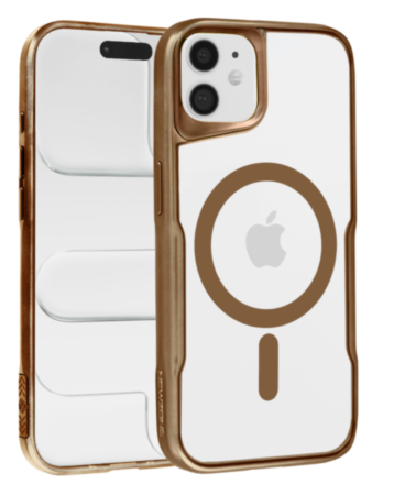 Glossy & Transparent Magnetic Case - DESERT GOLD for iPhone 11 (Only Ground Shipping)