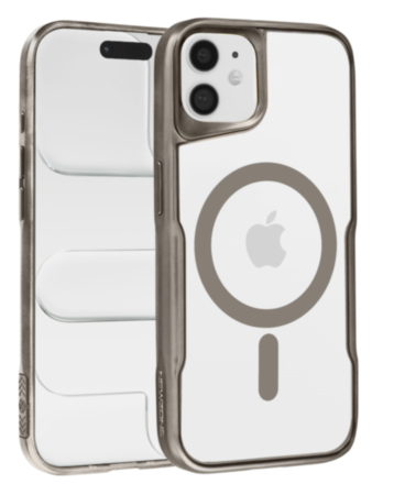Glossy & Transparent Magnetic Case - TITANIUM for iPhone 11 (Only Ground Shipping)