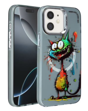 Animal Graffiti Design Wireless Charging Case - Style 9 for iPhone 11 (Only Ground Shipping)