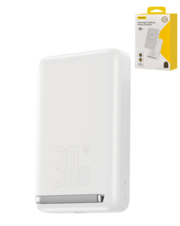 PISEN MagiPi Wireless Power Bank (30W) (10000 mAh) (White) (Only Ground Shipping)