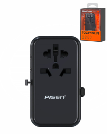 PISEN Global Travel GaN 5-Port Fast Charger (65W) (Only Ground Shipping)