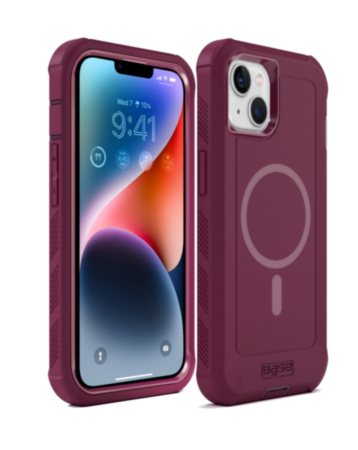 xBase Boulder Heavy-Duty MagSafe Protective Case for iPhone 15 (MAGENTA) (Only Ground Shipping)