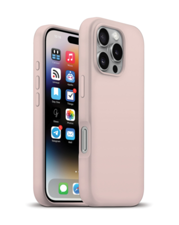 xBase by PowerPeak MagSafe Compatible Silicone Case (Pink) for iPhone 16 Pro Max (Only Ground Shipping)