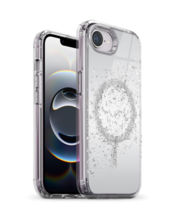 xBase Sparkleline Series MagSafe Case for iPhone 16e / 17e (SILVER STRIPE) (Only Ground Shipping)