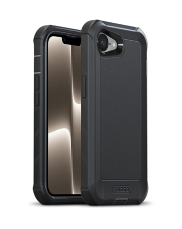 xBase Boulder Heavy-Duty MagSafe Protective Case for iPhone 16e / 17e (BLACK) (Only Ground Shipping)