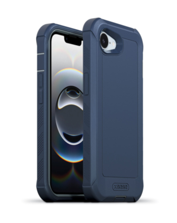 xBase Boulder Heavy-Duty MagSafe Protective Case for iPhone 16e / 17e (BLUE) (Only Ground Shipping)