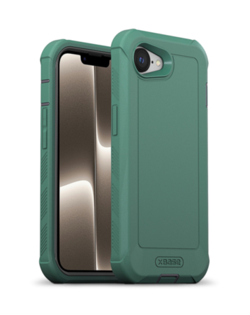 xBase Boulder Heavy-Duty MagSafe Protective Case for iPhone 16e / 17e (GREEN) (Only Ground Shipping)