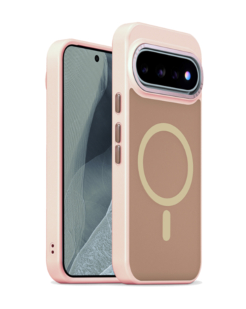 xBase by PowerPeak DuoHybrid MagSafe Compatible - Reinforced Protective Case (Pink) for Google Pixel 11 / 11 Pro (Only Ground Shipping)