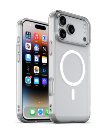 xBase by PowerPeak Crystalline MagSafe Compatible Case (Clear) for iPhone 17 Pro / 18 Pro (Only Ground Shipping)