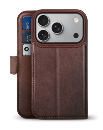 xBase by PowerPeak Folio Exec Wallet Case with MagSafe (Brown) for iPhone 17 Pro / 18 Pro (Only Ground Shipping)