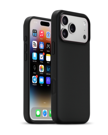 xBase by PowerPeak Liquid Silicone Gel / Rubber MagSafe (Black) for iPhone 17 Pro / 18 Pro (Only Ground Shipping)